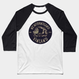 Year 2024 Newfoundland Vinland 1000 Viking Discovery Knarr Baseball T-Shirt